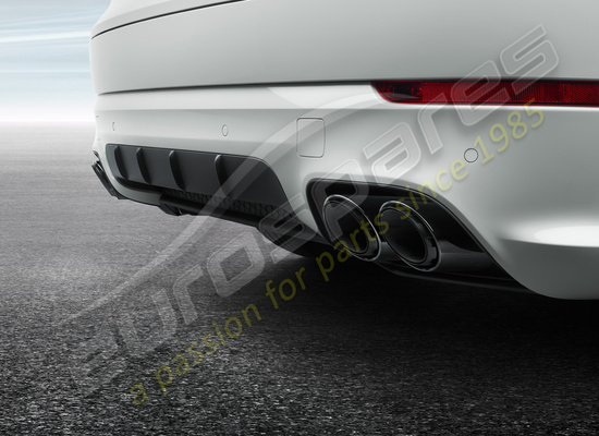 nuevo porsche número de pieza de los tubos de escape deportivos 9y0044200g