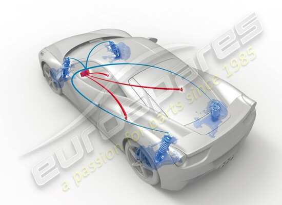 nuevo ferrari kit de actualización de la suspensión de manejo número de pieza 70002375