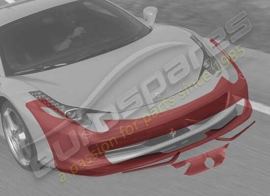 nuevo ferrari película protectora anti-piedras, parachoques delantero número de pieza 70001829