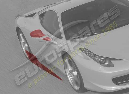 nuevo ferrari película protectora anti-desgarro de piedras, lado izquierdo número de pieza 70001827