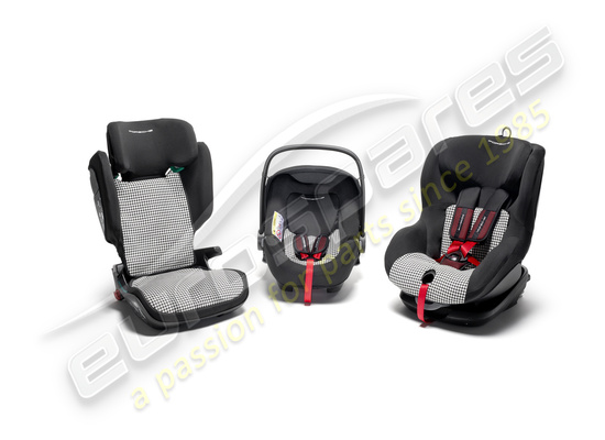 nuevo porsche fundas para asientos infantiles heritage design - pepita para porsche kid seat i-size número de pieza 971044066a