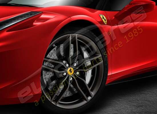 nuevo ferrari juego de ruedas (formadas gris mate ghisa) 20 pulgadas número de pieza 70006020