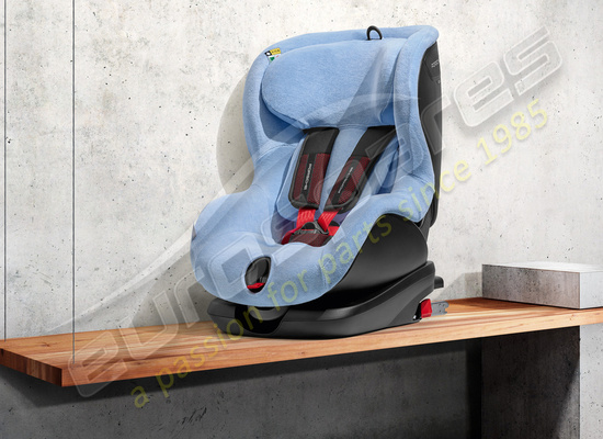 nuevo porsche funda de confort para asiento infantil i-size. número de pieza 971044066