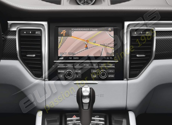 nuevo porsche número de pieza del pcm con módulo de navegación y cambiador automático de cd/dvd 95b04490030