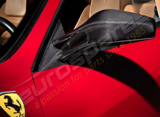 nuevo ferrari espejos exteriores de fibra de carbono número de pieza 70001456