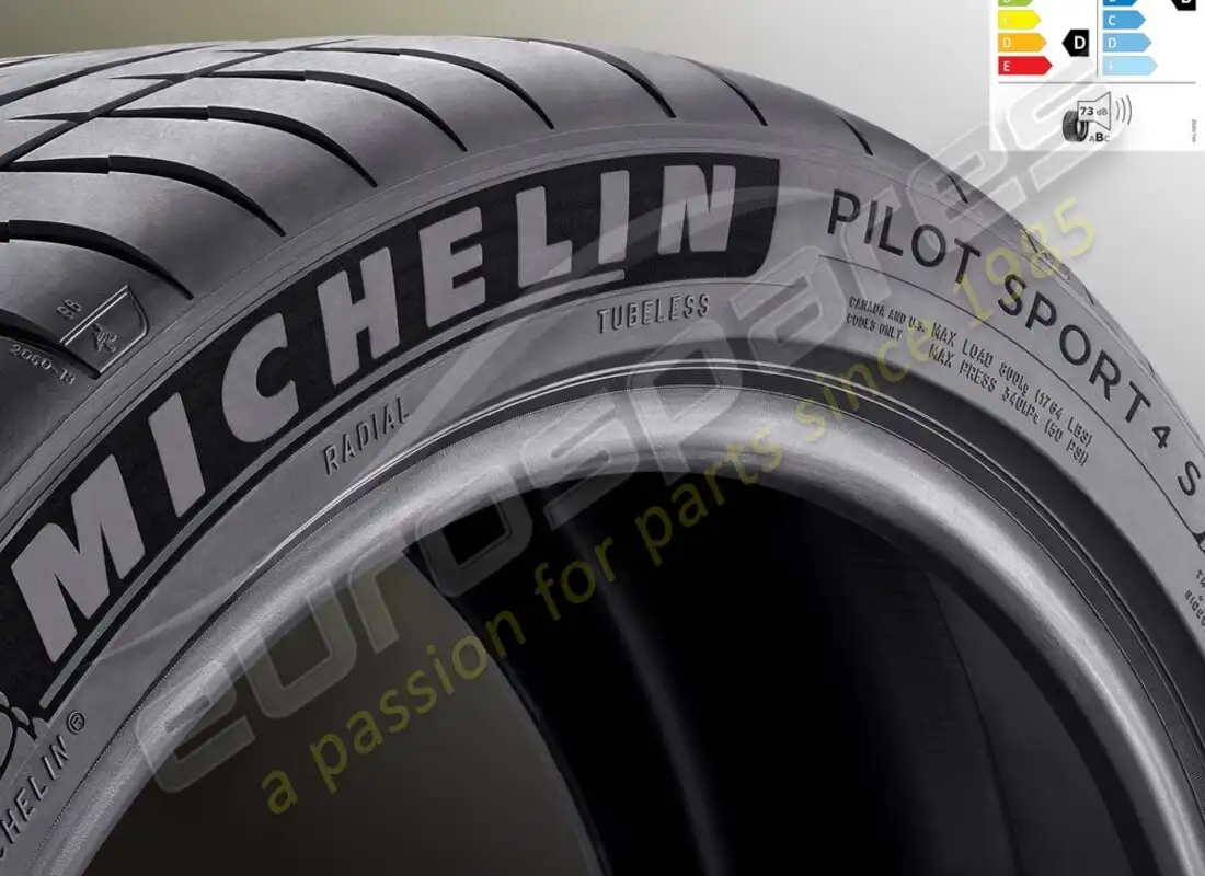 nuevo neumático trasero de verano michelin pilot sport ferrari, 4s, 285-, 35, zr20 (104y). número de pieza 913734 (1)