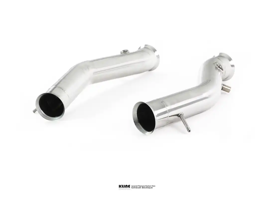 nuevo juego de tuberías decat cat kline innovation - acero inoxidable. número de pieza klfer458itdecatcsss (1)