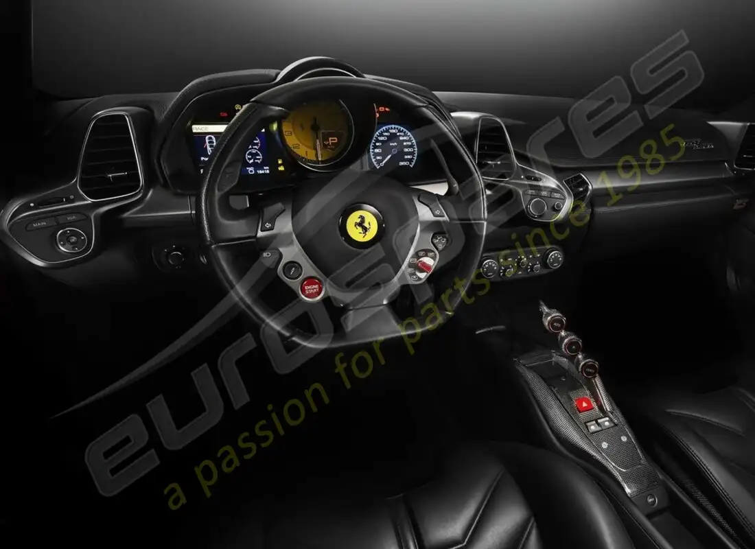 NUEVO KIT INTERIOR DE FIBRA DE CARBONO (TIPO HI-FI) Ferrari. NÚMERO DE PIEZA 70001927 (1)