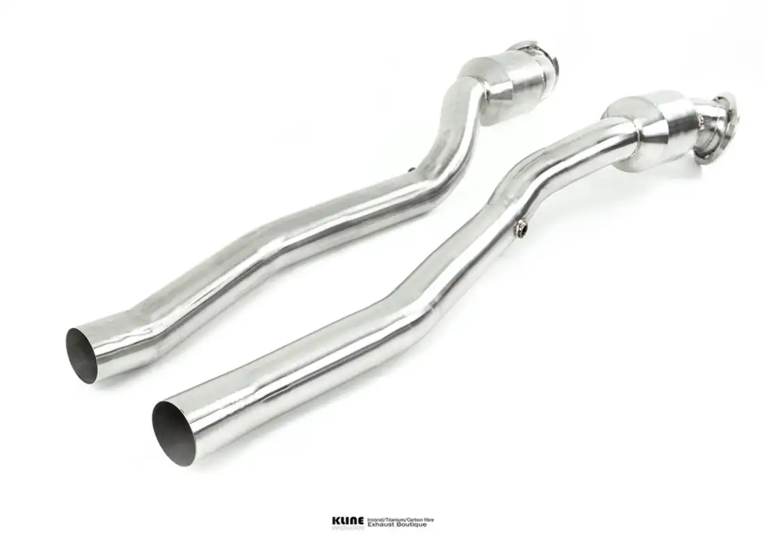 nuevo juego de tuberías decat cat kline innovation - acero inoxidable. número de pieza klfer812decatcsss (1)