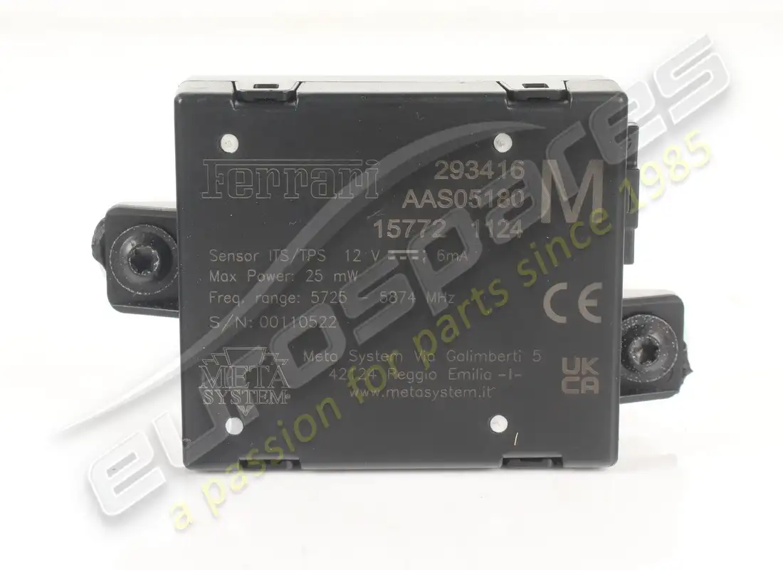 SENSOR ANTIELEVACIÓN DIPOLO MAESTRO Ferrari USADO. NÚMERO DE PARTE 293416 (1)