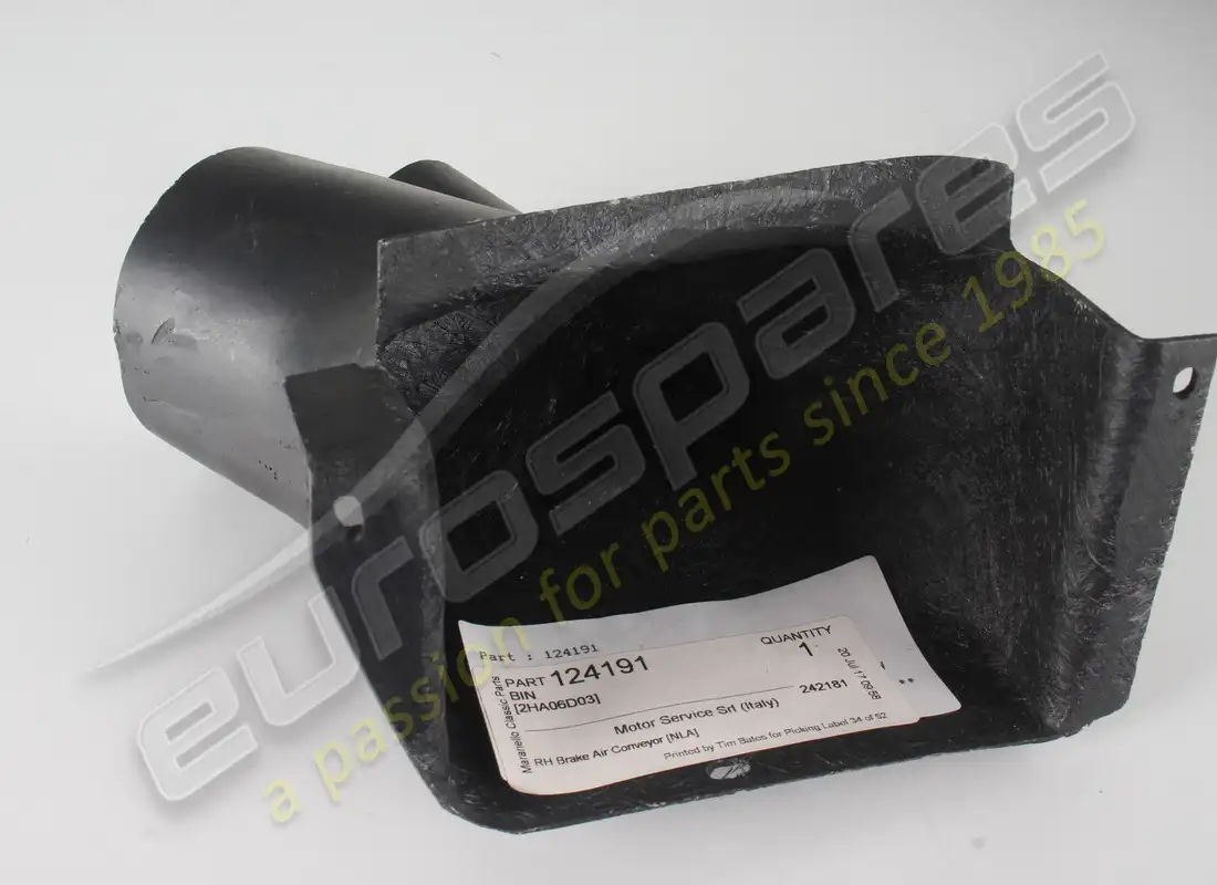 new ferrari rh brake air conveyor. part number 124191 (2)