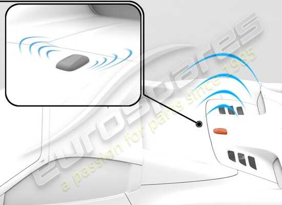 nuevo ferrari kit de antena de satélite (sdars) número de pieza 70003021
