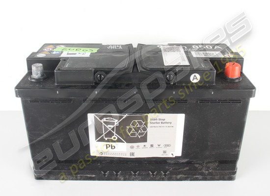 nuevo lamborghini batería, llena y cargada (batería agm, pero también necesitará un kit de cableado para su instalación; utilice también el kit de cableado 4ml998105) número de pieza 000915089be