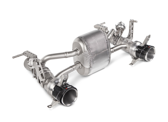 nuevo akrapovic ferrari 488 gtb / 488 spider | línea deslizante (titanio) número de pieza mtp-fe488h