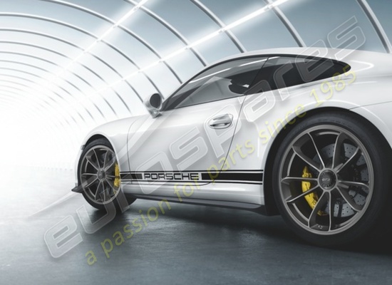 nuevo porsche 20-inch gt3 juego de ruedas - en platino (satinado-brillante) número de pieza 99104460300