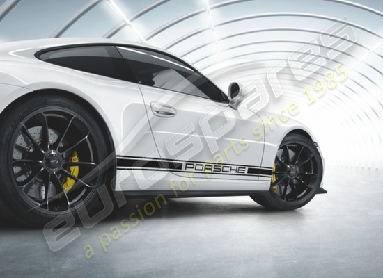nuevo porsche 20-inch gt3 juego de ruedas - en color negro (alto brillo) número de pieza 99104460301