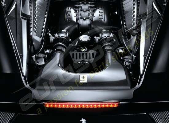 nuevo ferrari protectores del compartimento del motor de fibra de carbono número de pieza 70001925