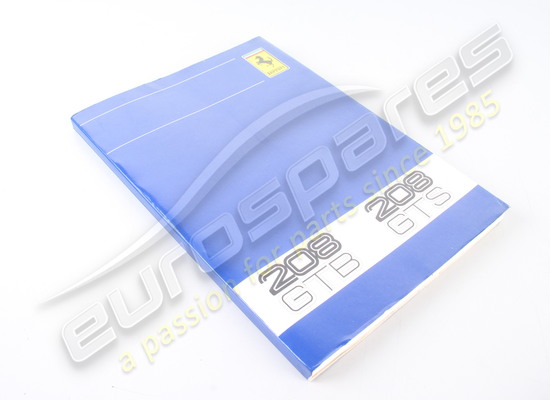 nuevo ferrari 208 número de pieza del manual del propietario de gtb/gts 95990034