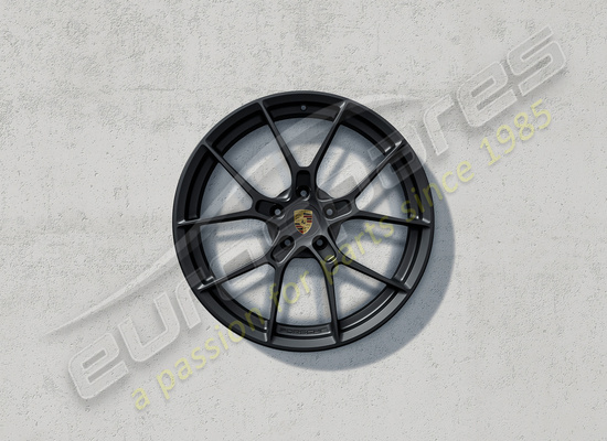 nuevo porsche 20/21-inch 911 juego de ruedas ligeras carrera - negro satinado brillante (sin neumáticos, válvula ni sensor del sistema de control de presión de neumáticos) número de pieza 992044680mb