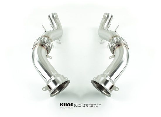 nuevo kline innovation mclaren mp4-12c juego de tuberías decat cat - inconel número de pieza kl-mc-12c-decat-cs-inc