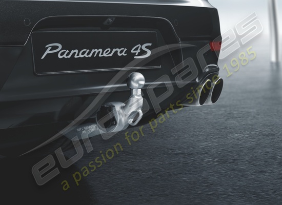 nuevo porsche número de pieza del enganche de remolque extensible eléctricamente 97004480245