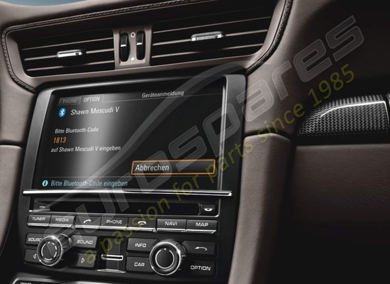 nuevo porsche número de pieza de preparación del teléfono móvil 99104490033