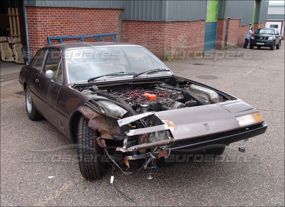 ferrari 365 gt4 2+2 (1973) con 74,889 miles, preparándose para desmantelar #9