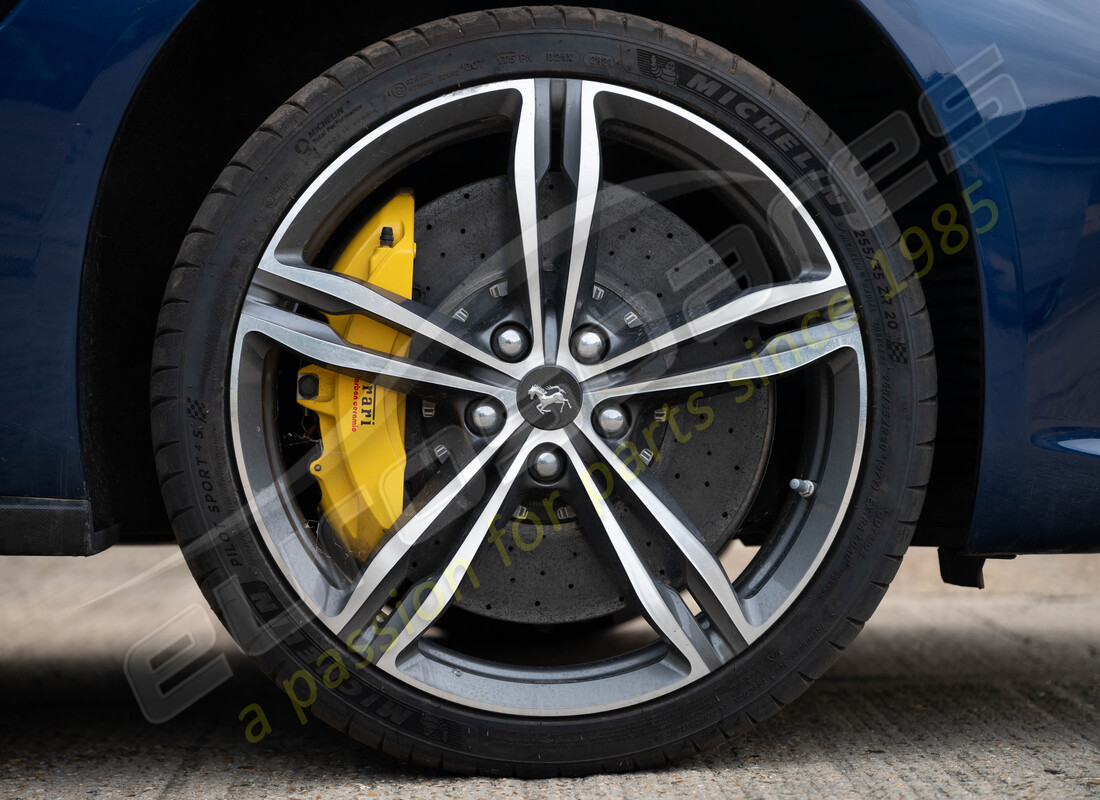 ferrari gtc4 lusso (rhd) con tbc, preparándose para el desmantelamiento #30