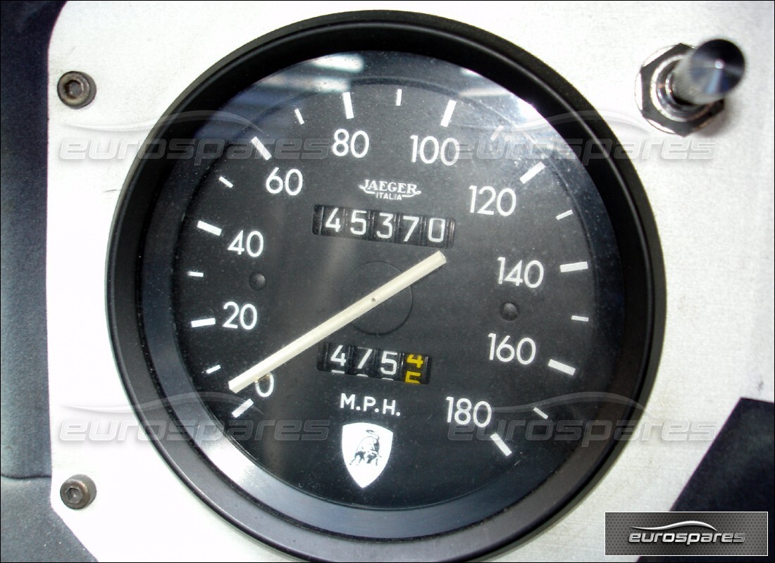 lamborghini urraco p250 / p250s con 45,370 miles, preparándose para desmantelar #6