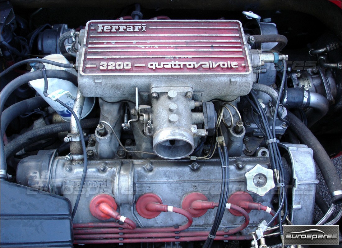 ferrari 328 (1988) con 49,000 kilómetros, en preparación para desmantelamiento #8