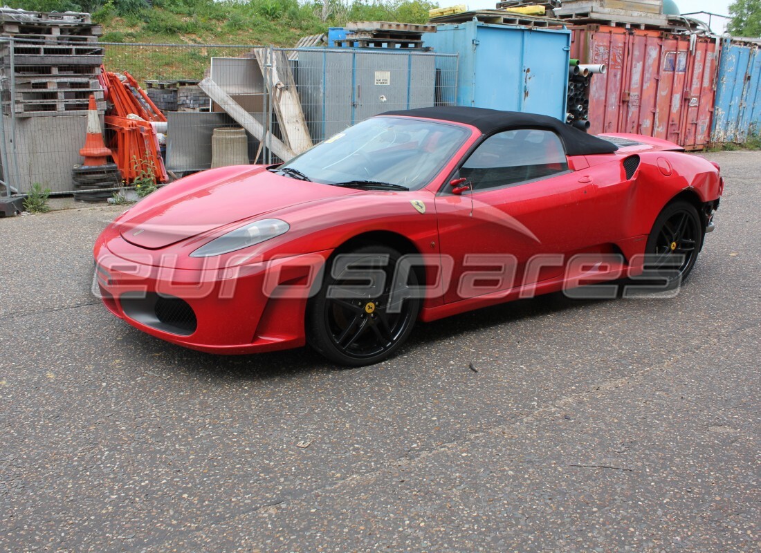 ferrari f430 spider (europe) preparándose para el desmantelamiento en eurospares