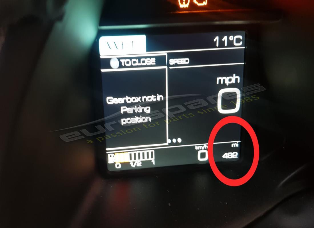 ferrari 488 pista con 482 millas, preparándose para el desmantelamiento #12