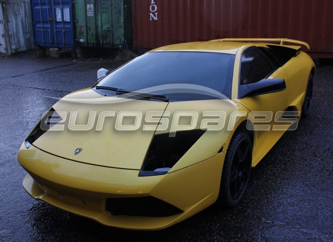 lamborghini lp640 coupe (2007) preparándose para el desmantelamiento en eurospares