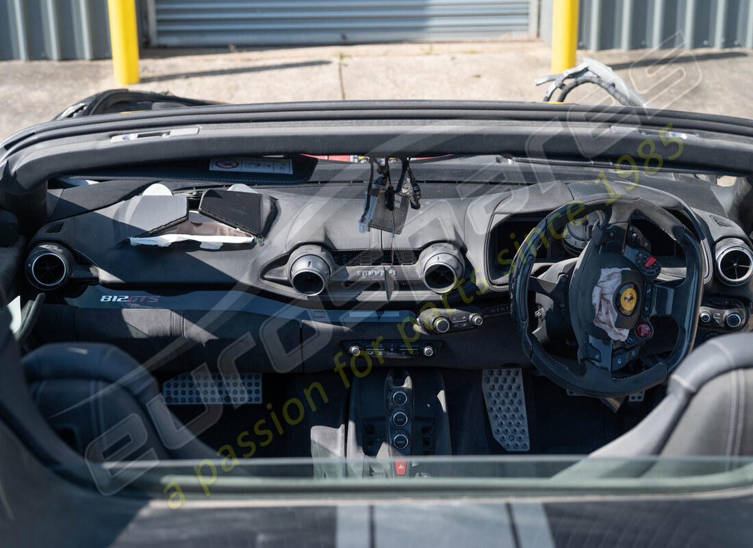 ferrari 812 gts con 620 millas, preparándose para el desmantelamiento de #13
