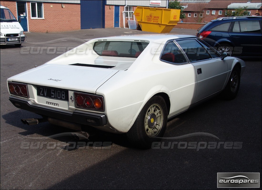 ferrari 308 gt4 dino (1976) con 68,108 miles, preparándose para desmantelar #3