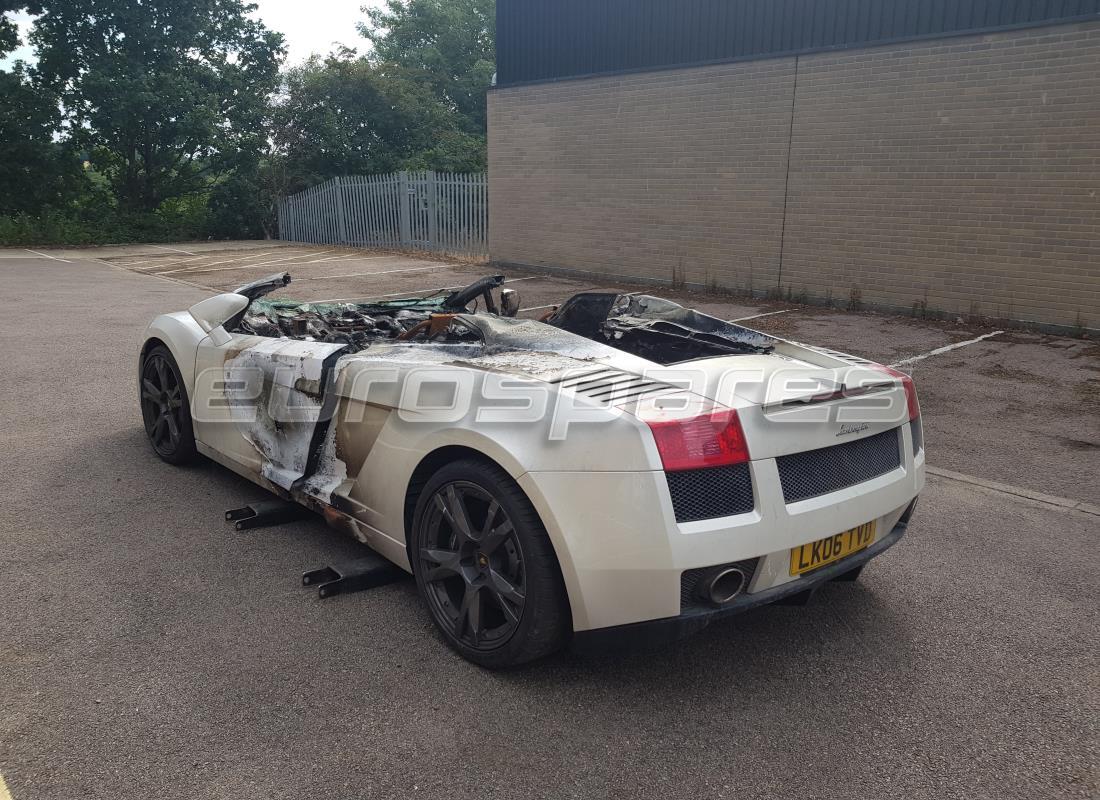 lamborghini gallardo coupe (2006) con desconocido, preparándose para desmantelar #3