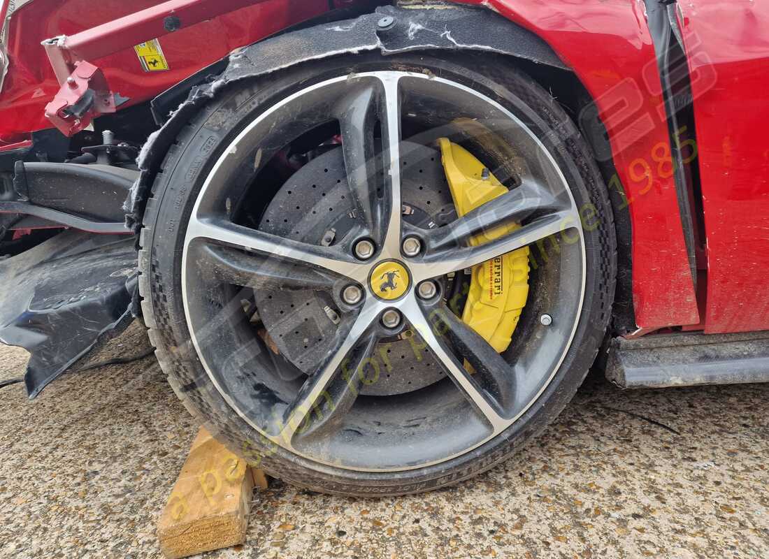 ferrari 296 gts con 2525 millas, preparándose para el desmantelamiento de #23