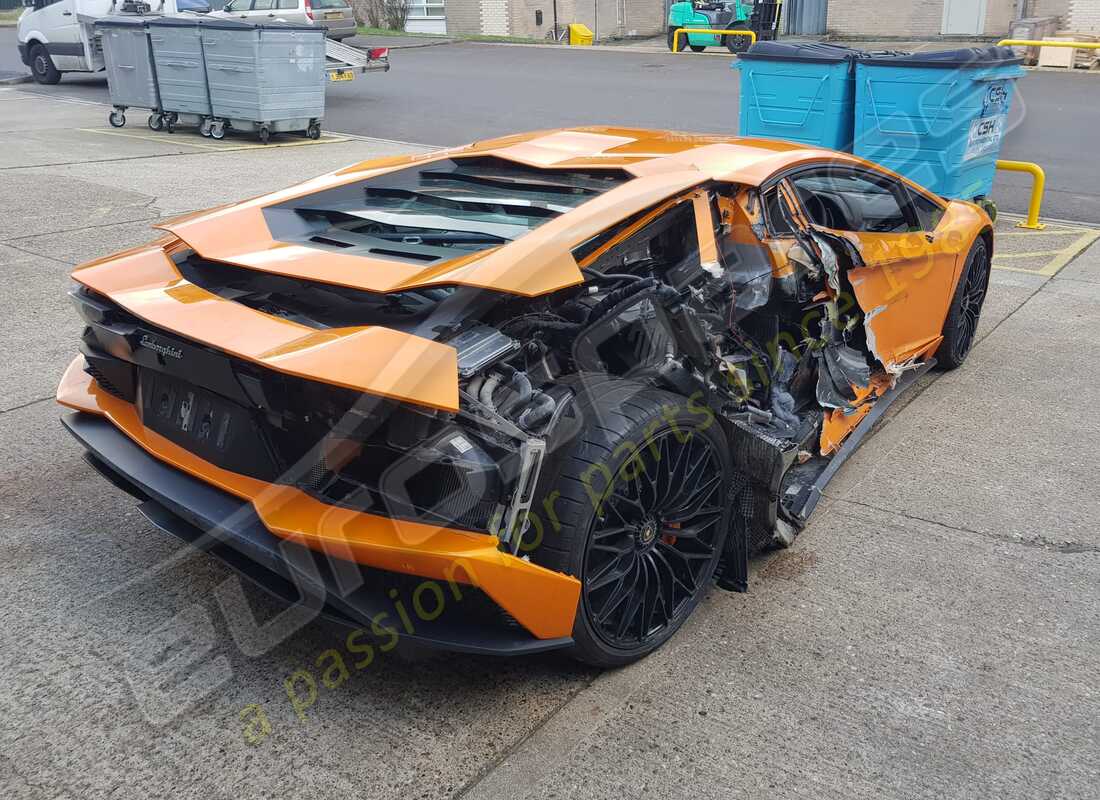 lamborghini lp740-4 s coupe (2018) con 11,442 miles, preparándose para desmantelar #5