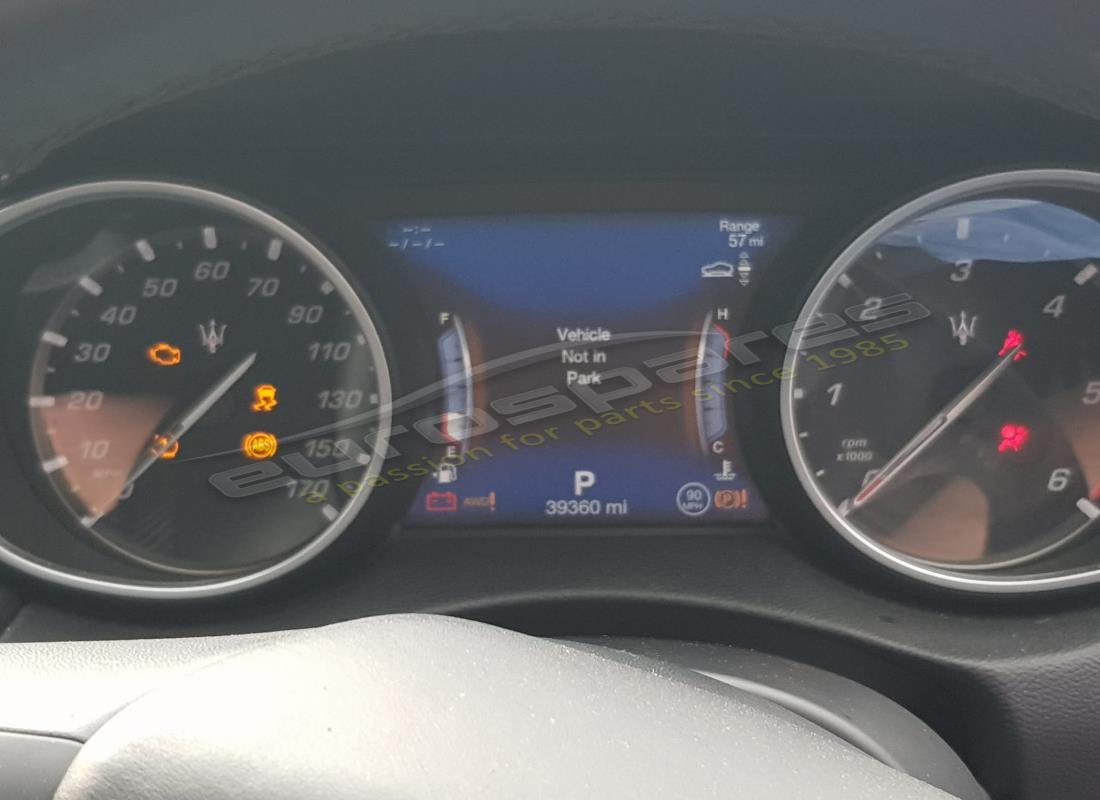 maserati levante (2017) con 39,360 miles, preparándose para desmantelar #12