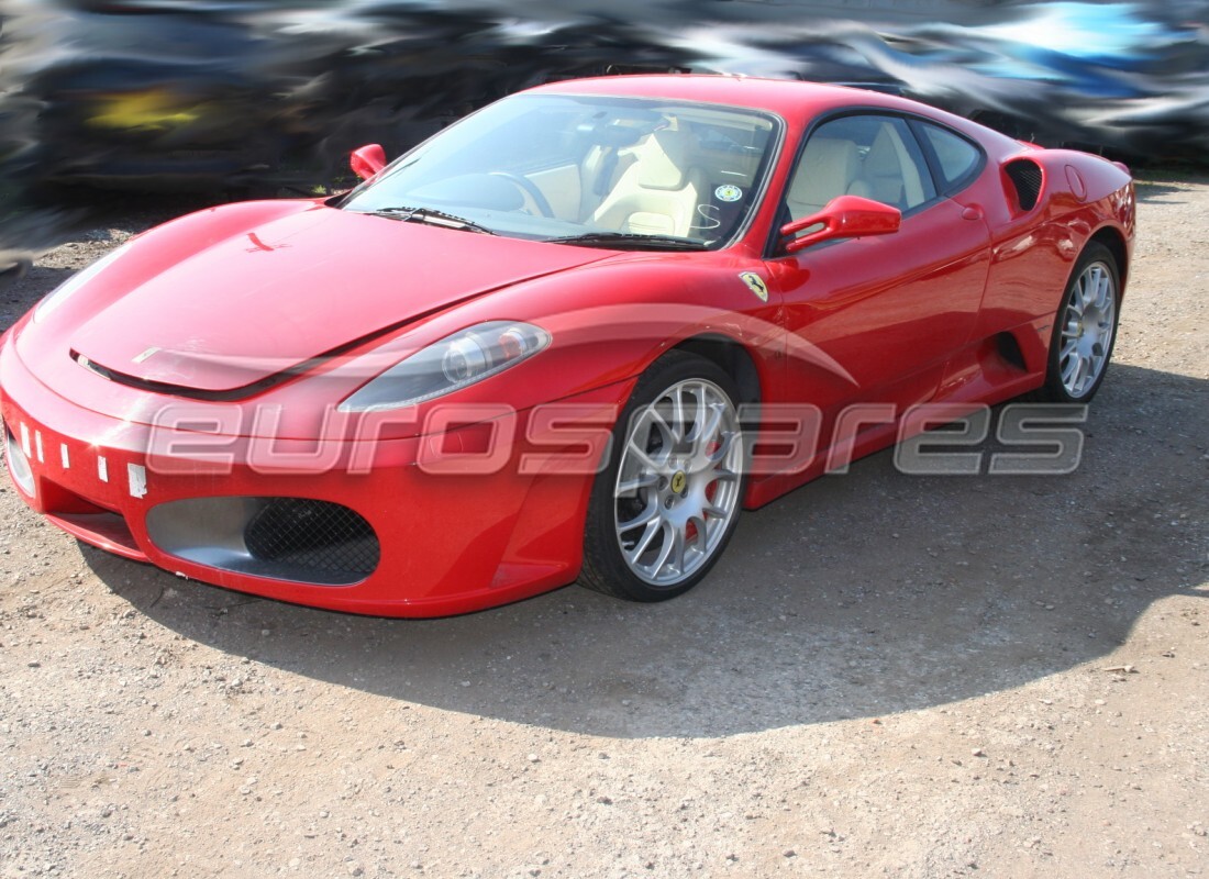 ferrari f430 coupe (europe) preparándose para el desmantelamiento en eurospares