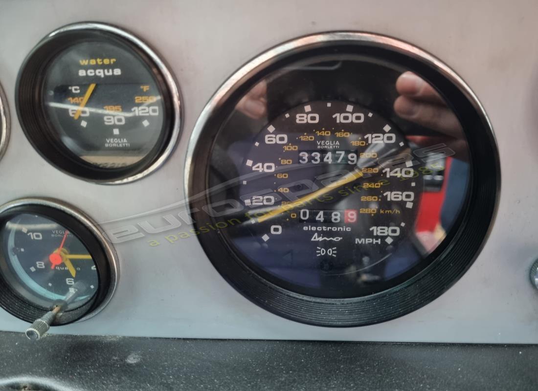 ferrari 308 gt4 dino (1979) con 33,479 miles, preparándose para desmantelar #20