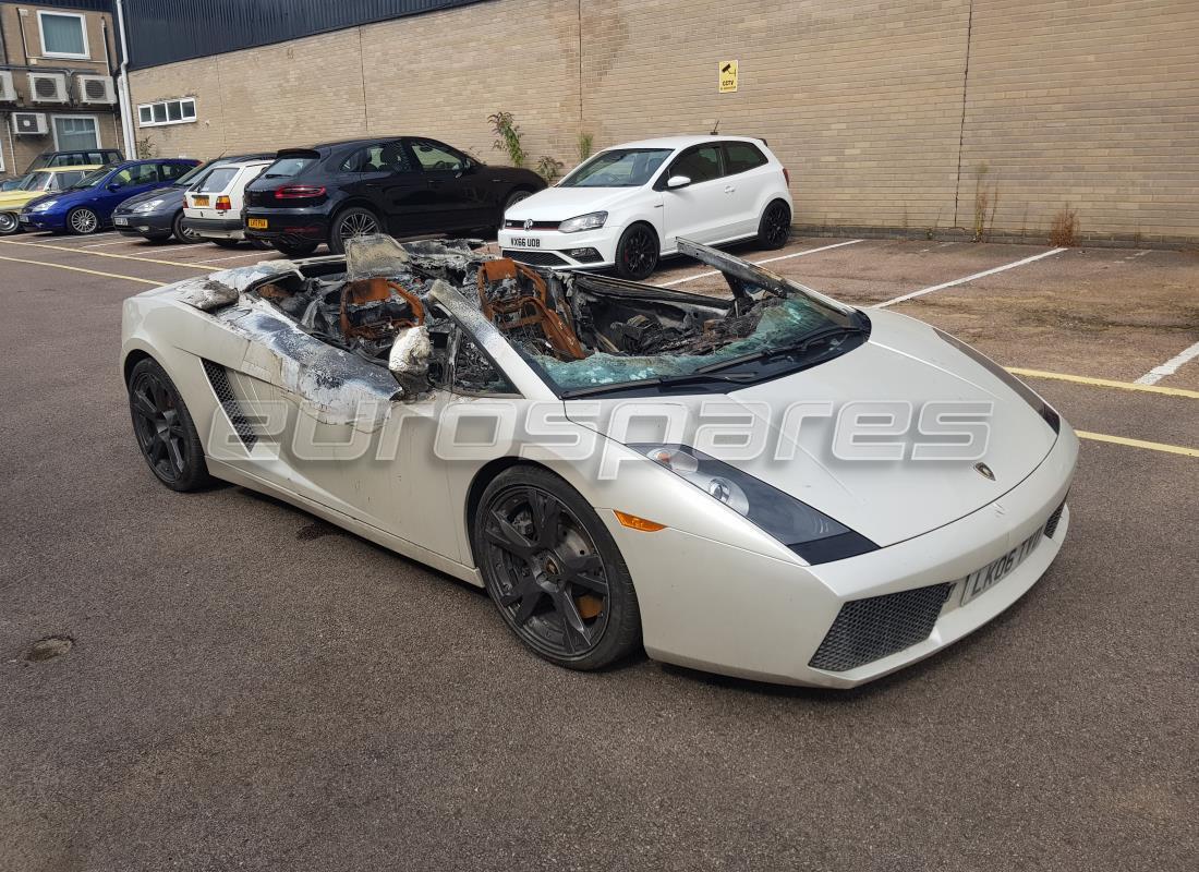 lamborghini gallardo coupe (2006) con desconocido, preparándose para desmantelar #7