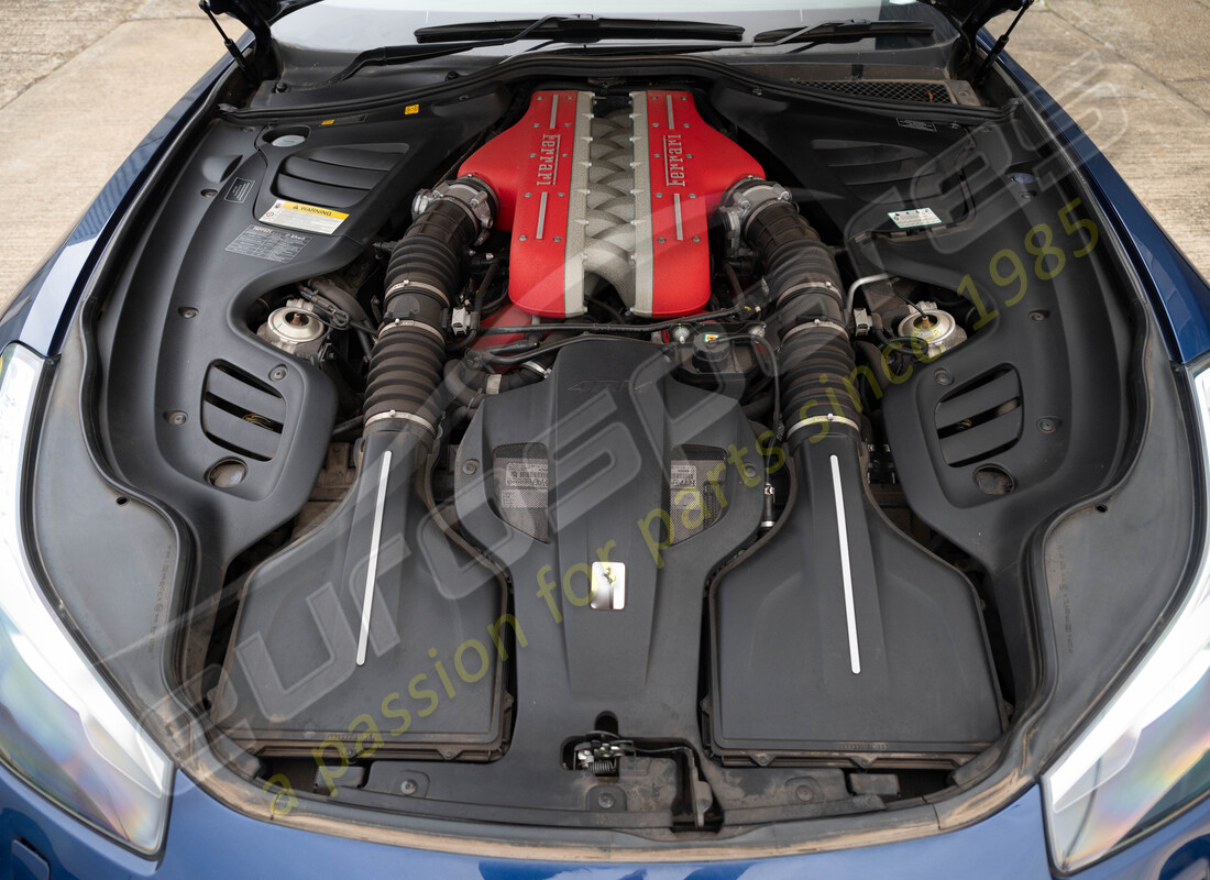 ferrari gtc4 lusso (rhd) con tbc, preparándose para el desmantelamiento #17