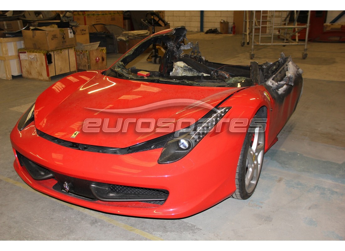 ferrari 458 italia (europe) con 6,000 kilómetros, en preparación para desmantelamiento #5