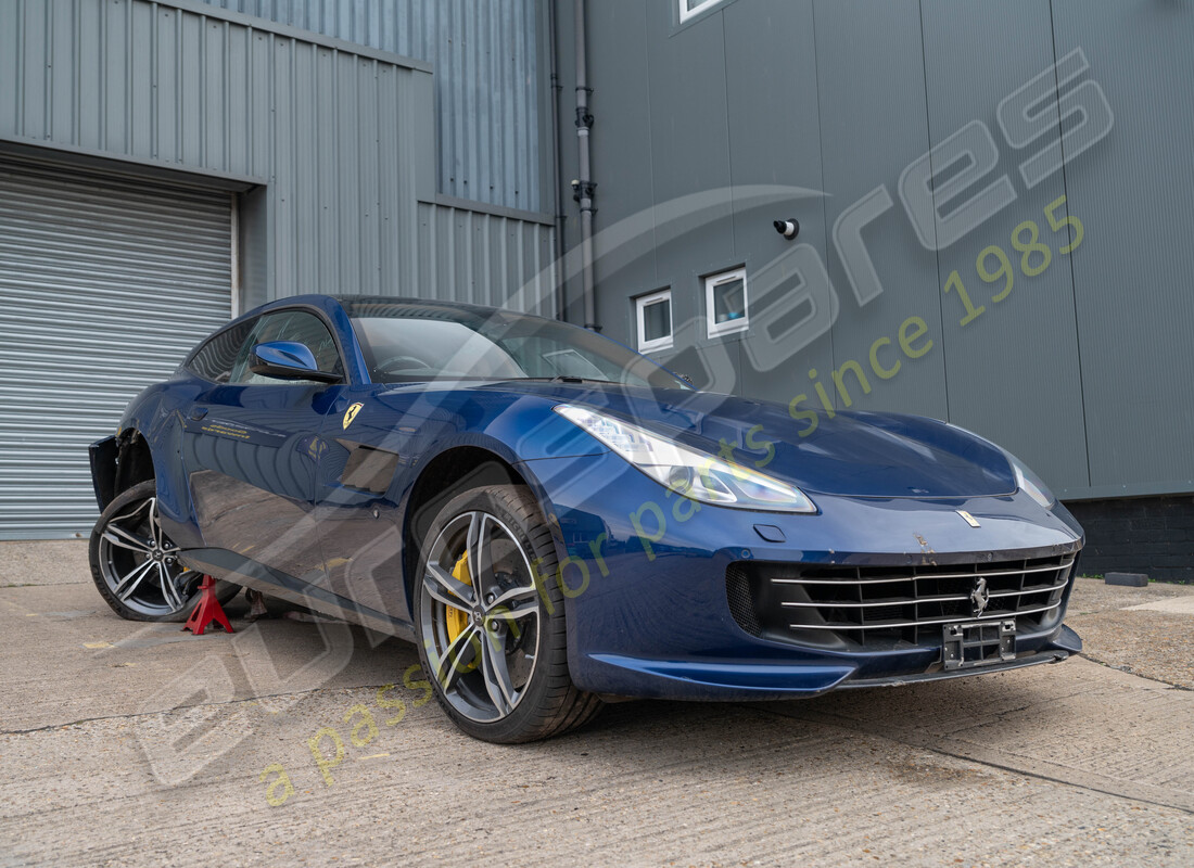 ferrari gtc4 lusso (rhd) con tbc, preparándose para el desmantelamiento #7