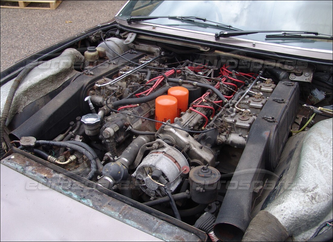 ferrari 365 gt4 2+2 (1973) con 74,889 miles, preparándose para desmantelar #2