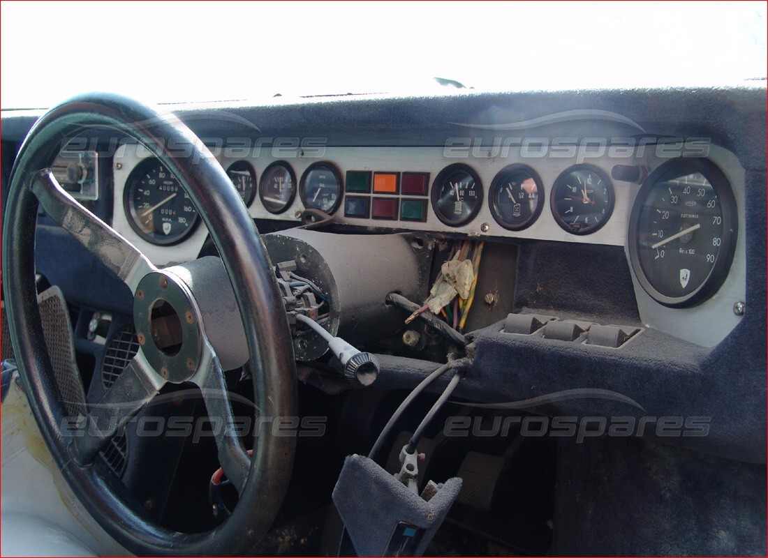 lamborghini urraco p250 / p250s con n/a, preparándose para el desmantelamiento #3