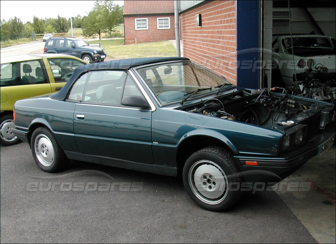 maserati biturbo spider con desconocido, preparándose para desmantelar #4