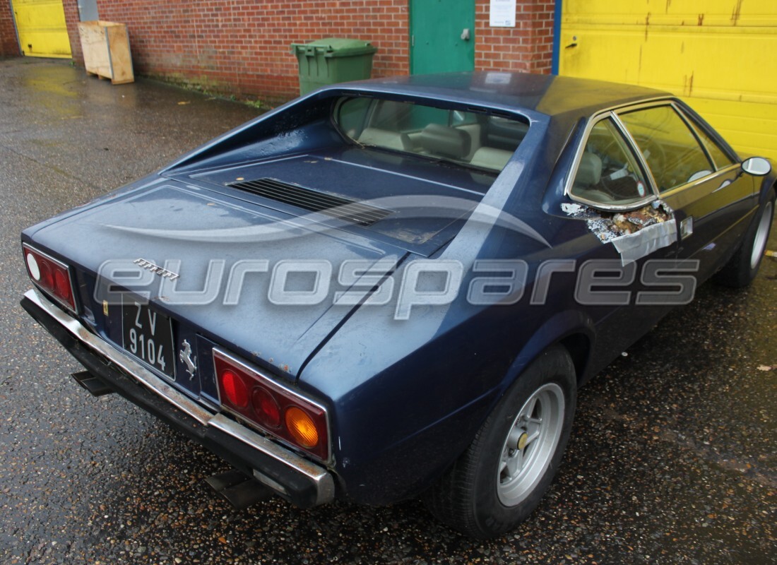 ferrari 308 gt4 dino (1979) con 37,003 miles, preparándose para desmantelar #4