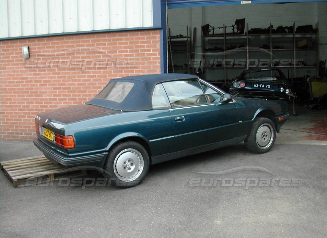 maserati biturbo spider con desconocido, preparándose para desmantelar #3